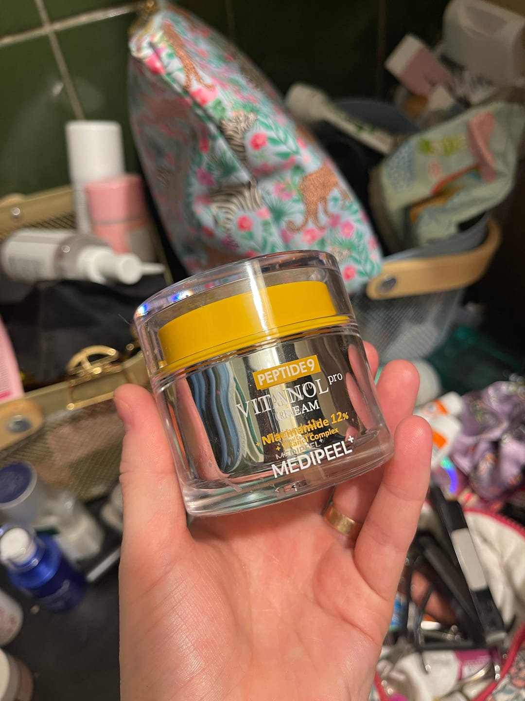 Customer photo review of Liftinga krēms ar peptīdiem un 12% niacinamīdu MEDI-PEEL Peptide 9 Vitanol PRO Cream