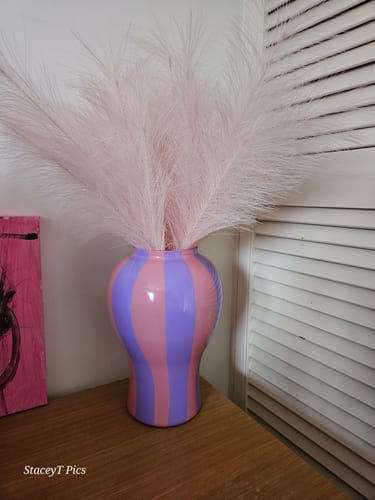 Customer photo review of Grape Sherbet Bomb vase