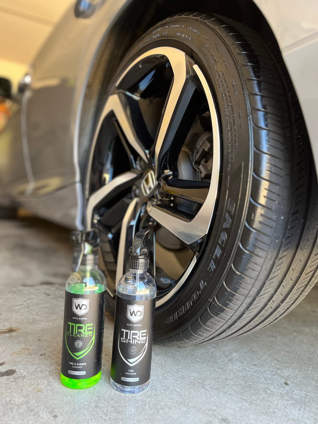 Customer photo review of Tire Cleaner 16oz.