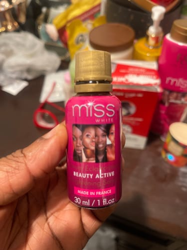 Customer photo review of Fair and White Miss White Beauty Active Brightening Serum 30 ml / 1.01 Fl Oz