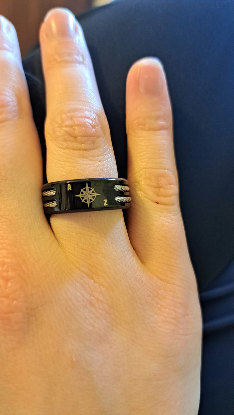 Customer photo review of Stray Kids matching ring collection