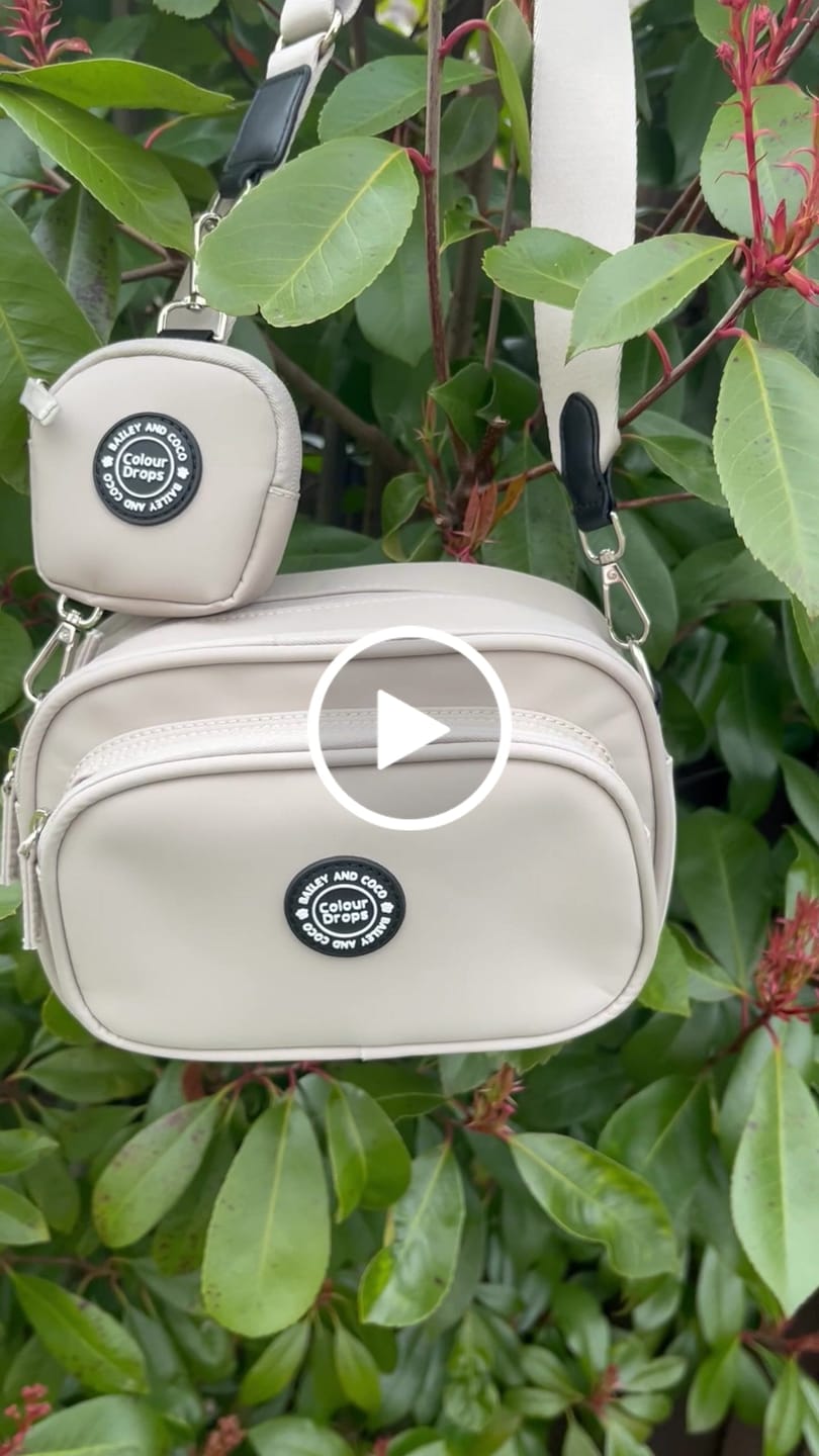 Customer video review of Dog Walking Bag - Latte with Latte Strap
