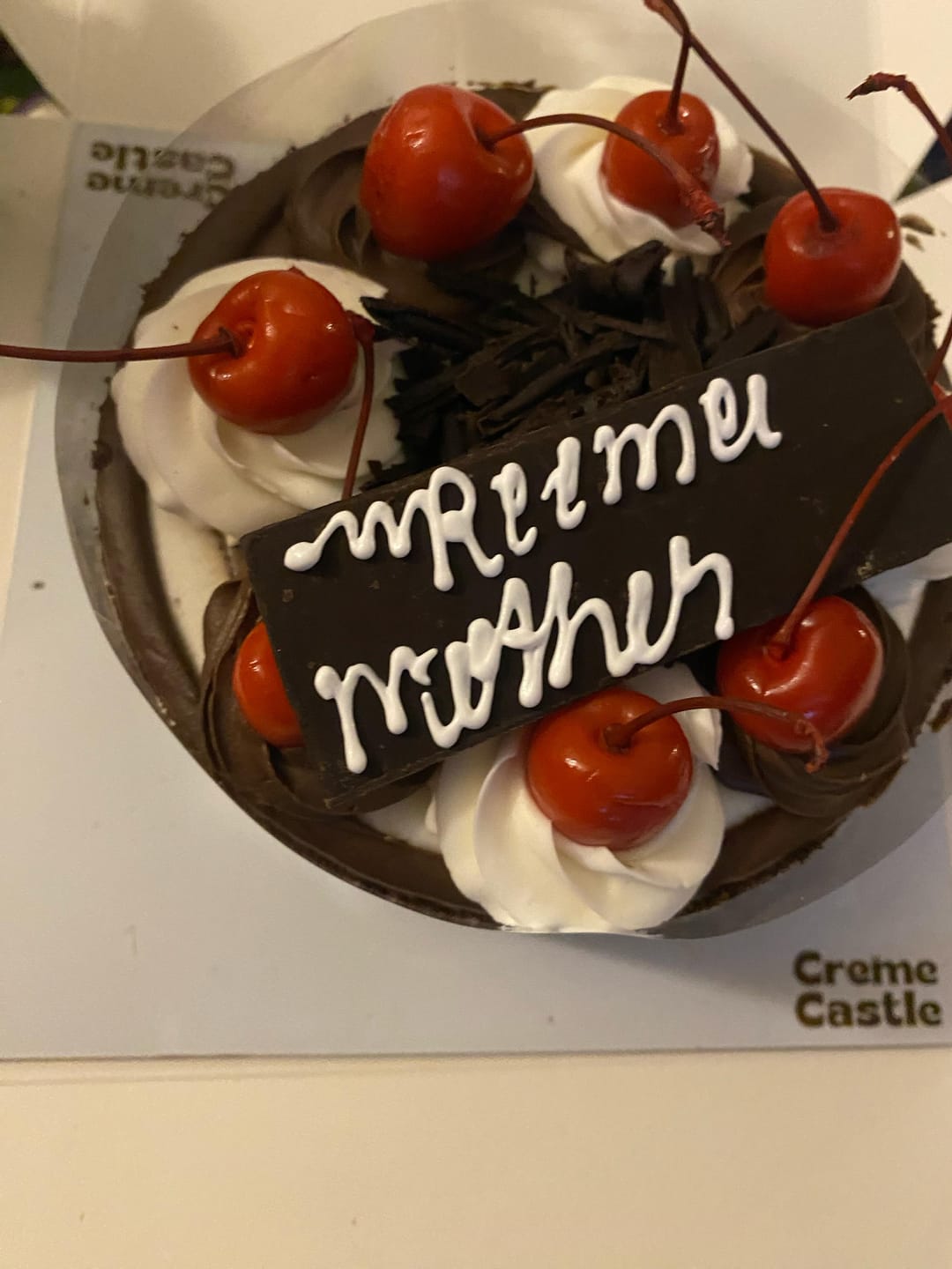 Customer photo review of German Black Forest Cake