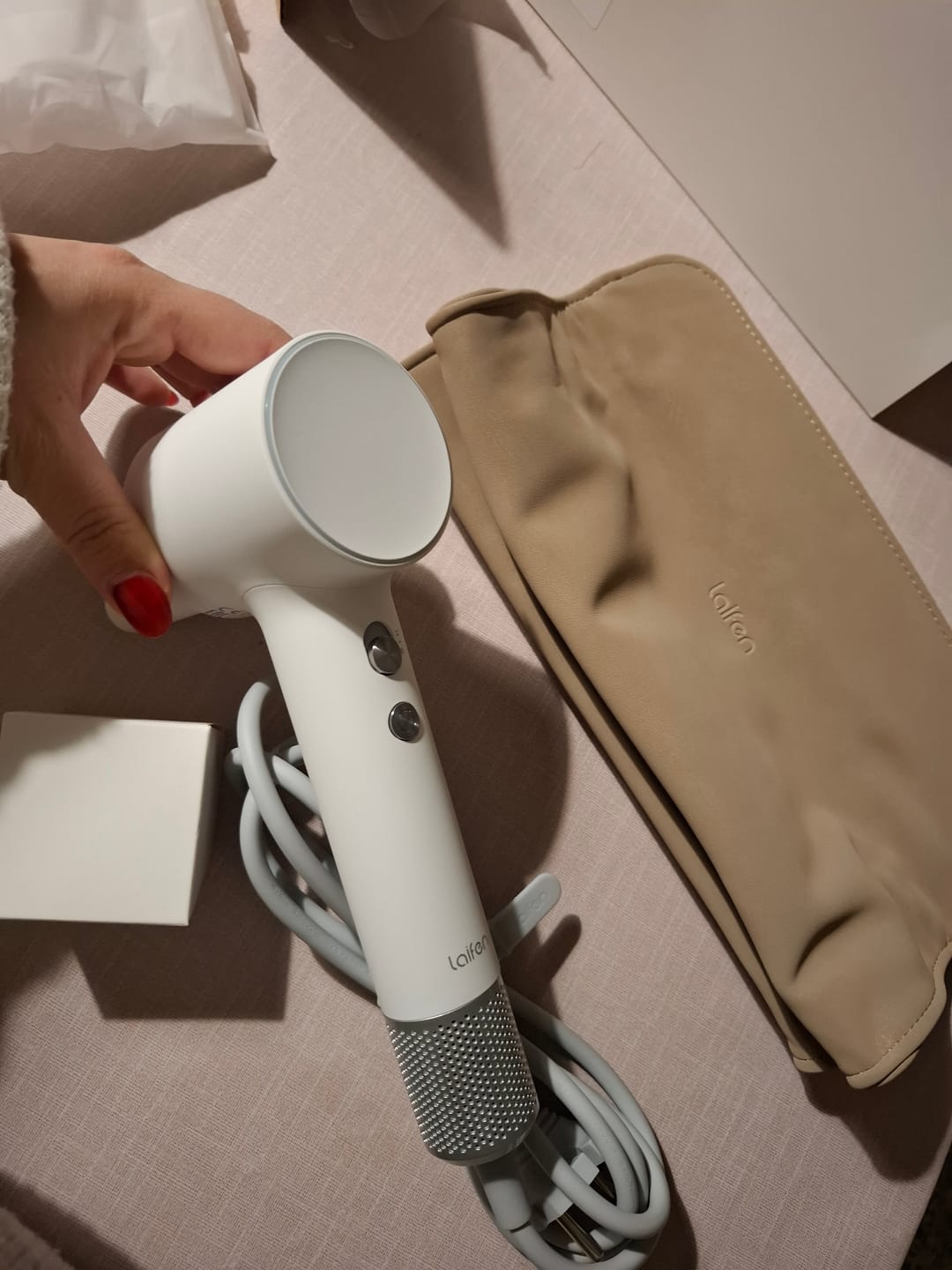 Customer photo review of Laifen Mini · High-Speed Hair Dryer