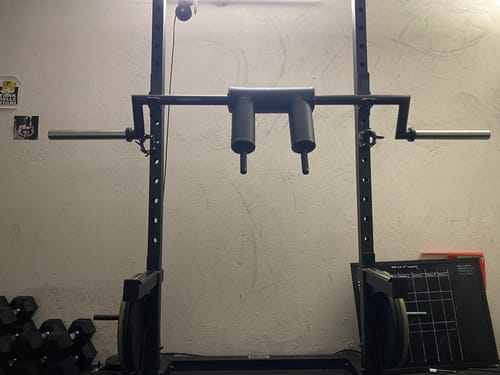 Customer photo review of Riot Olympic Safety Squat Bar