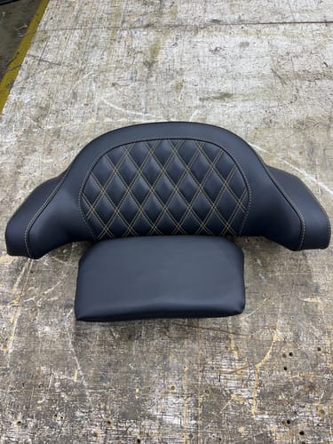 Customer photo review of 1997-2013 Roadsofa™ LS Tour Pack Backrest Pad Cover *Deposit*