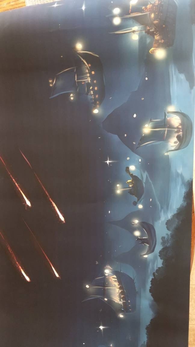 Customer photo review of Fantasy Landscape Commission