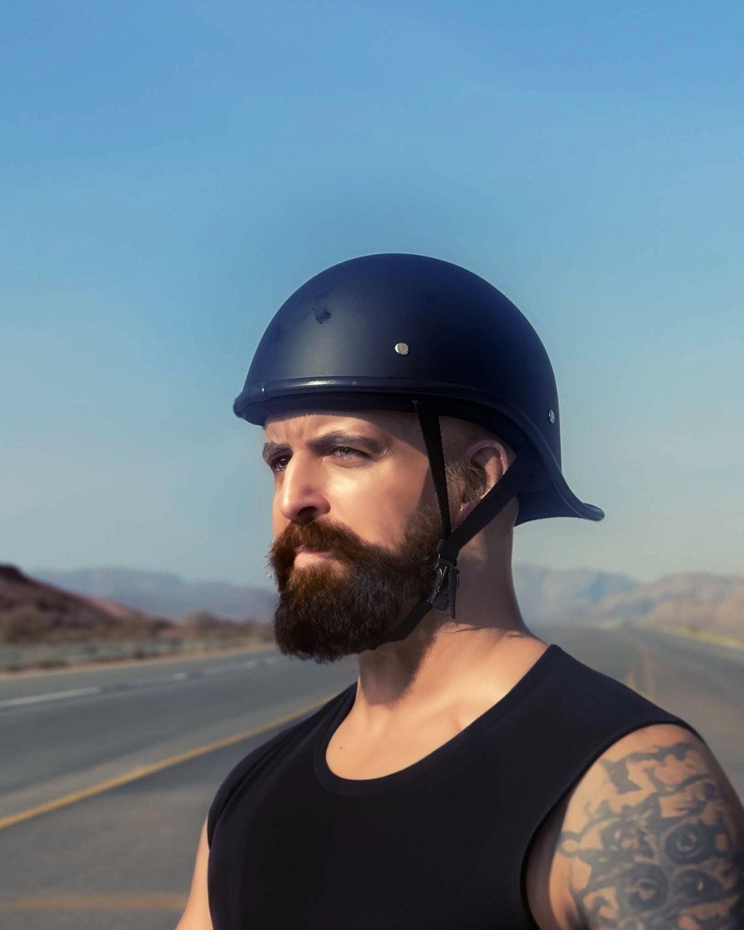 Customer photo review of Lightweight Reversible DOT Baseball Helmet / Matte Black