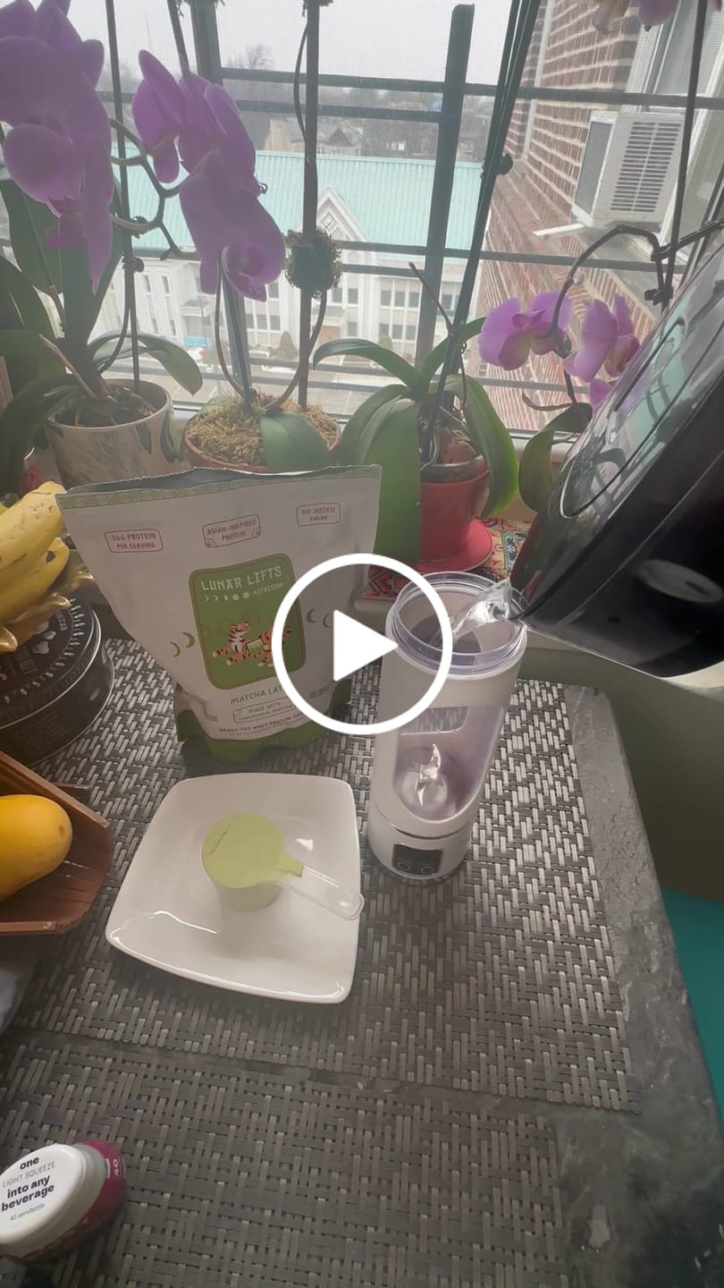 Customer video review of Matcha Latte - Whey Protein Isolate