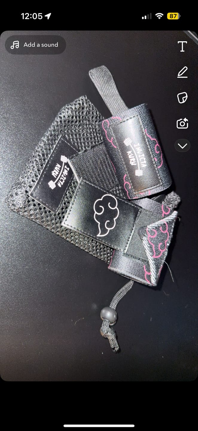 Customer photo review of Pink Cloud Wrist Wrap