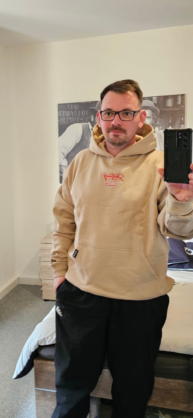 Customer photo review of Street Society "BBS Classic RS" Oversize Hoodie beige