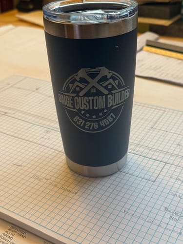 Customer photo review of (6 Pieces) Custom Laser Engraved - 20oz Tumblers