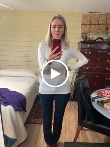 Customer video review of Peyton Turtleneck • Final Sale Deals! - Buttercream