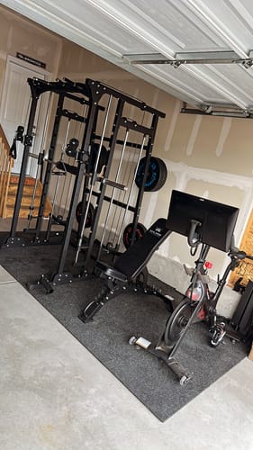 Customer photo review of Major Fitness SML07 All-In-One Home Gym Smith Machine