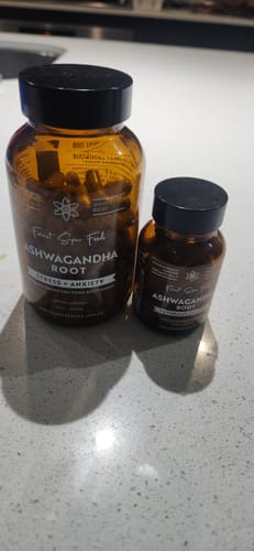 Customer photo review of Organic Ashwagandha Capsules