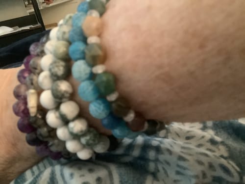 Customer photo review of STRĀ Dog Beaded Bracelet