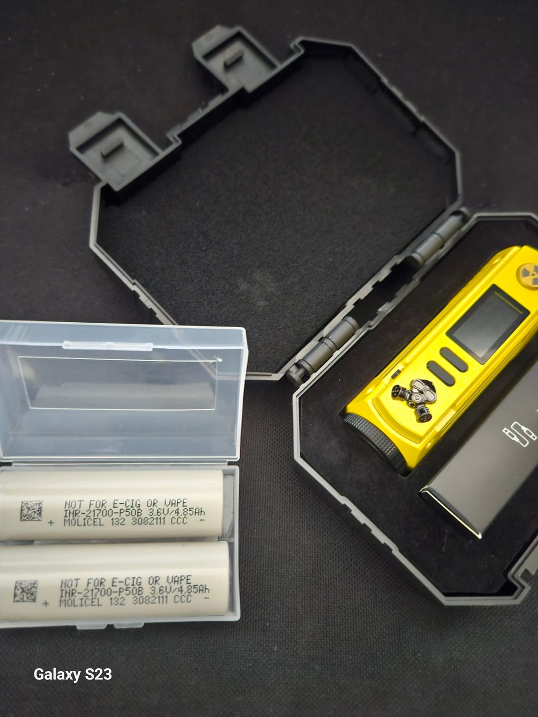 Customer photo review of Molicel 21700 P50B 5000mAh 60A Battery