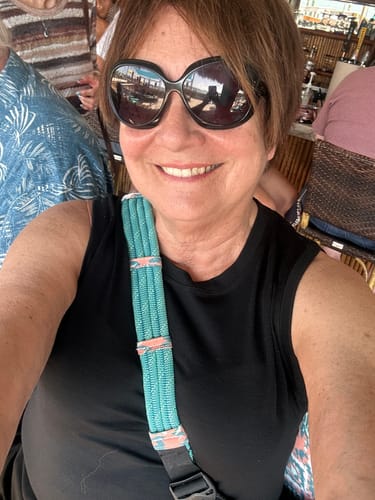 Customer photo review of Bella Tunic Top - Black