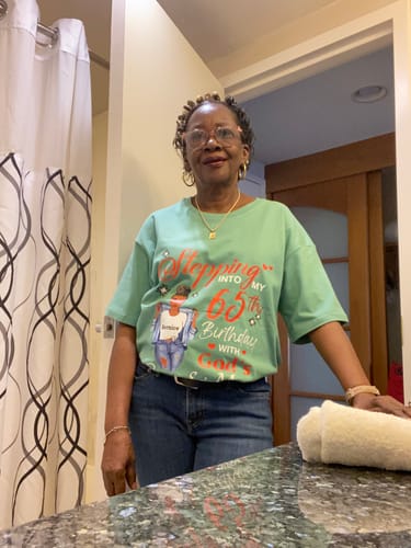 Customer photo review of 65th Birthday With God's Grace & Mercy