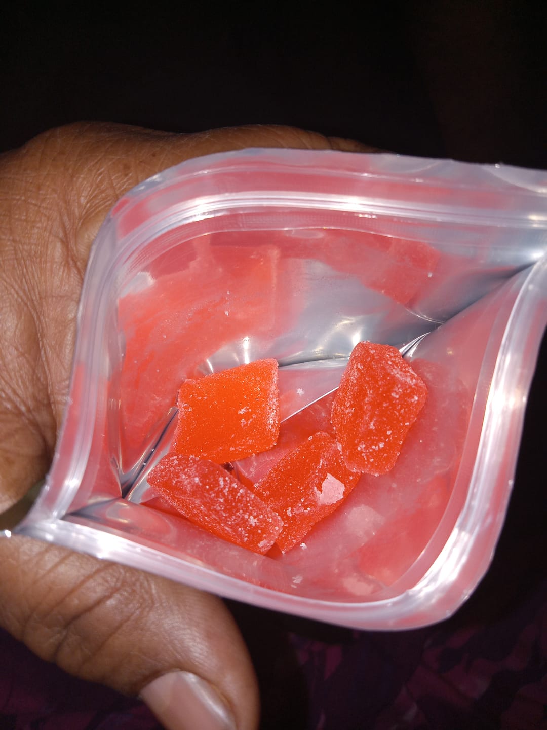 Customer photo review of THC Gummies
