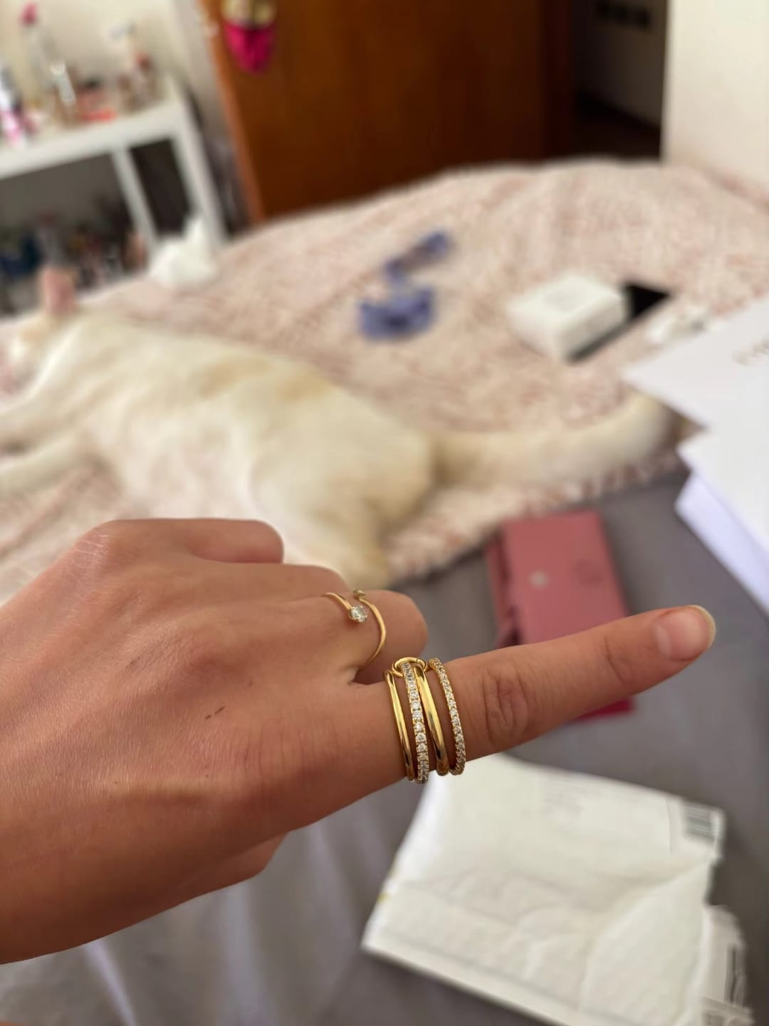 Customer photo review of Paloma sparkling Ring