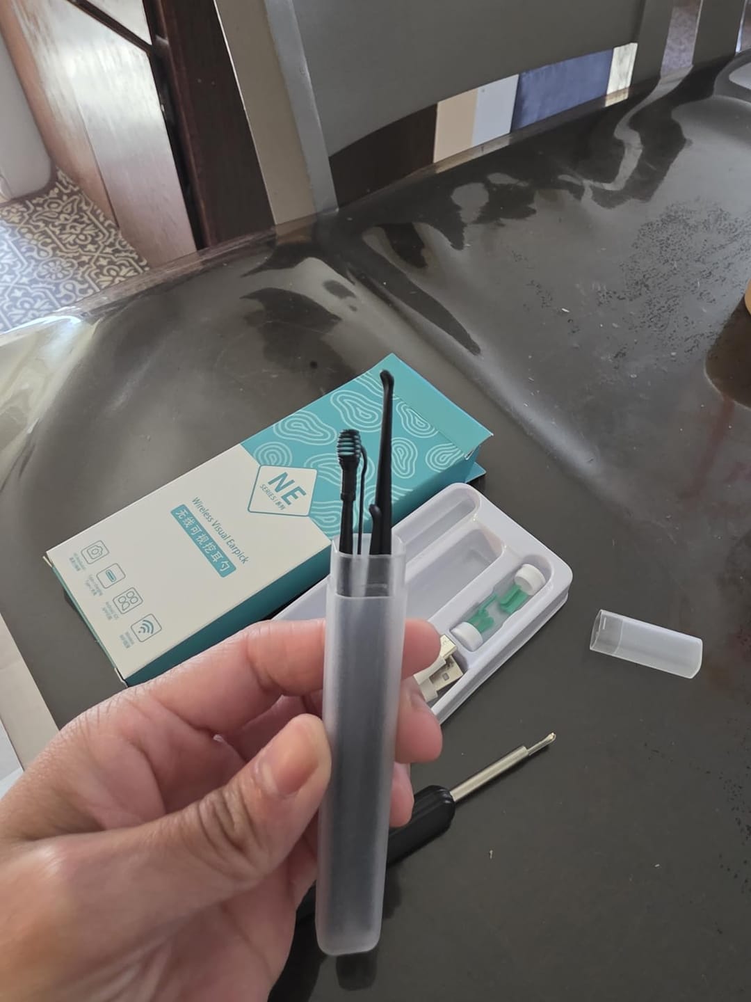 Customer photo review of ClearEar™ Earwax Removal Tool