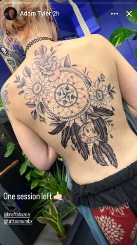 Customer photo review of TattooNumbx Numbing Cream (3 Pack)
