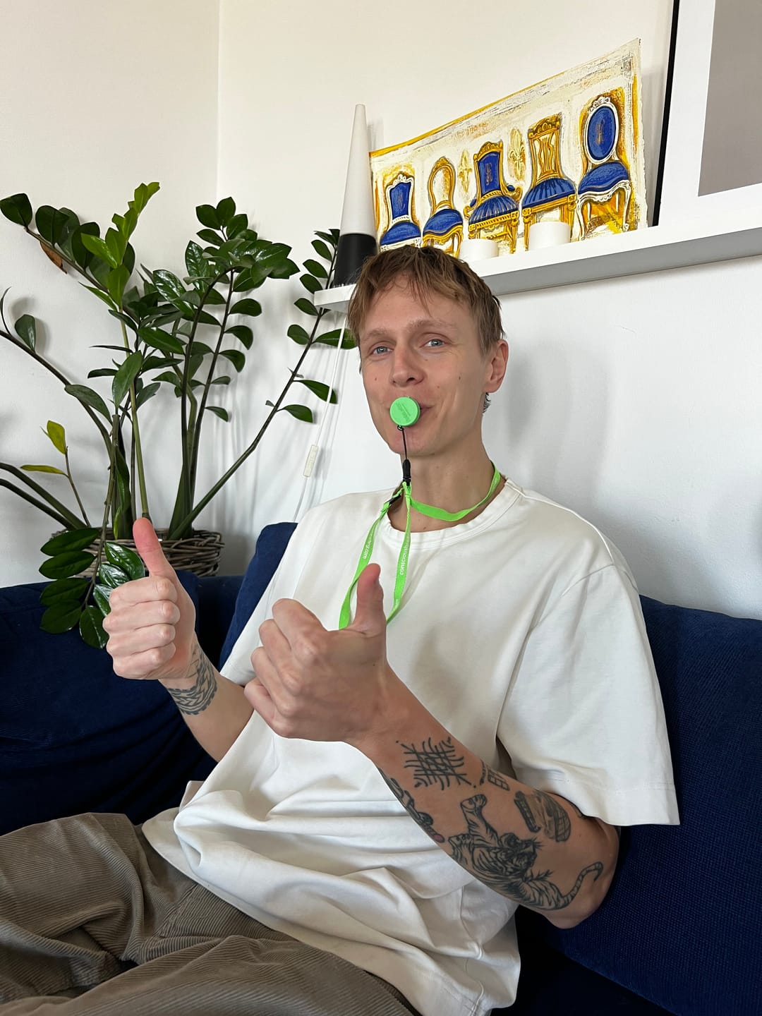 Customer photo review of The Relaxator Breath Trainer