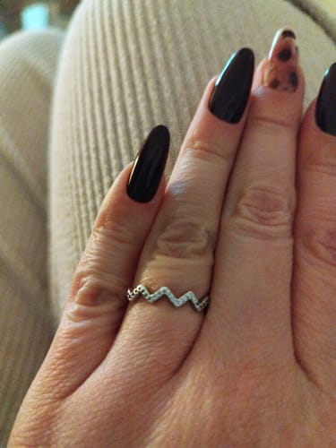 Customer photo review of Bague Ajustable - À ma meilleure amie - Je serai toujours à tes côtés (Edition limitée)