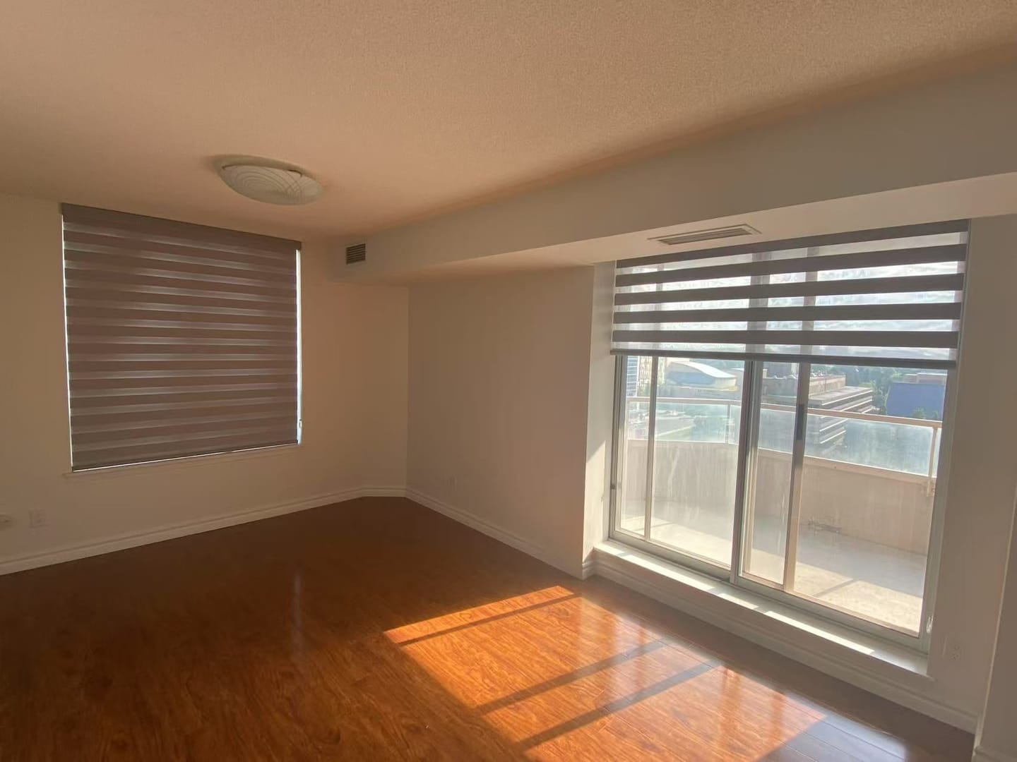Customer photo review of Room Darkening Zebra Shades