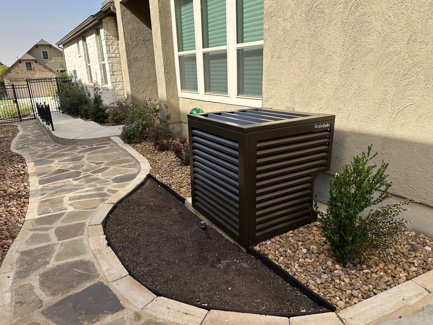 Customer photo review of Central AC Cover - Bronze