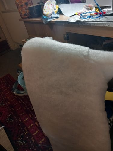 Customer photo review of 2 Metres Premium Bag Wadding / Batting