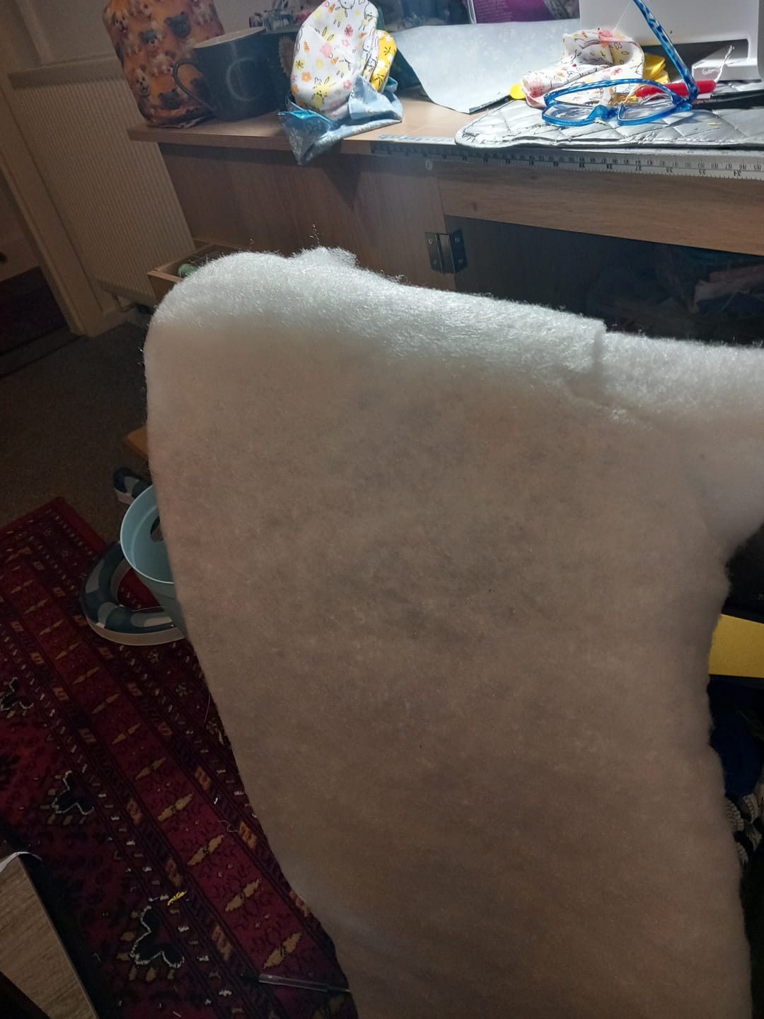 Customer photo review of 2 Metres Premium Bag Wadding / Batting