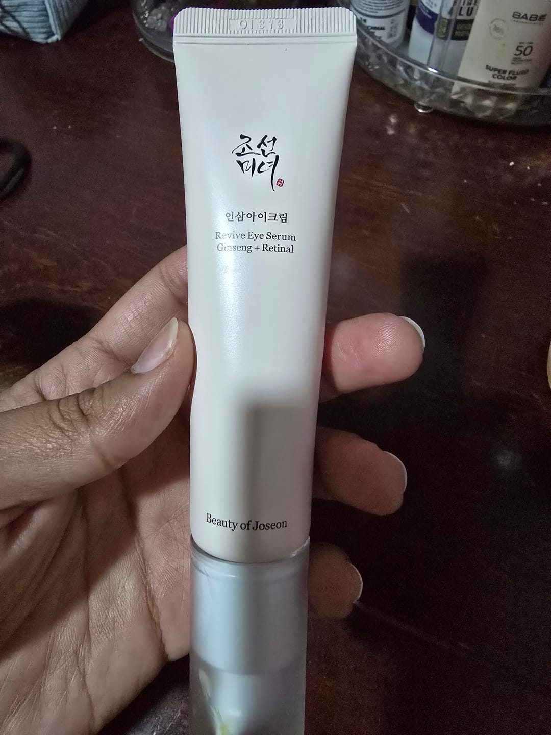 Customer photo review of Revive Eye Serum : Ginseng + Retinal