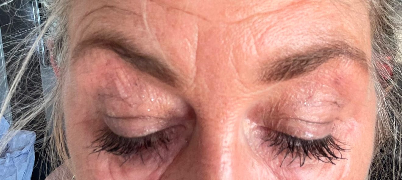 Customer photo review of Eyelash Growth Serum
