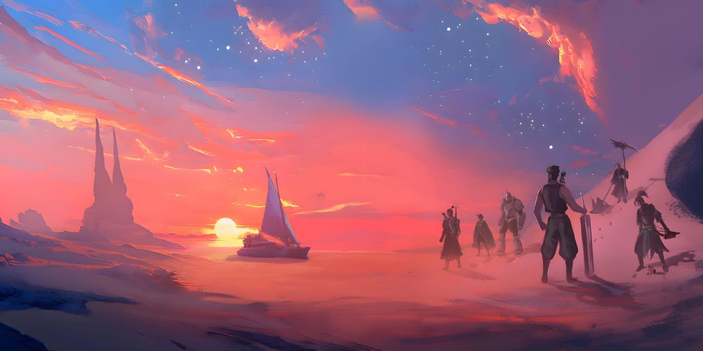 Customer photo review of Fantasy Landscape Commission