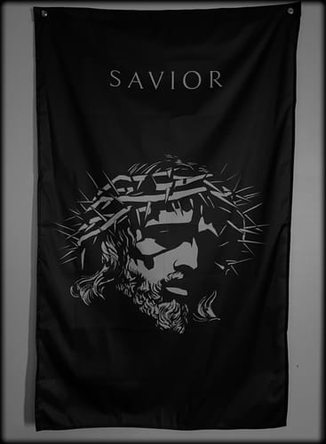Customer photo review of SAVIOR Flag