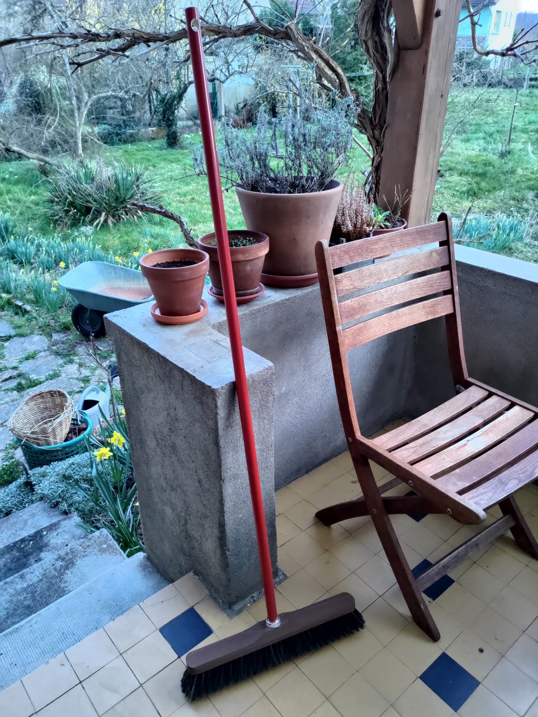 Customer photo review of Balai frêne poils souples 43cm