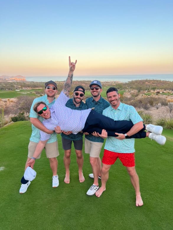 Customer photo review of Tequila Shots Men's Polo