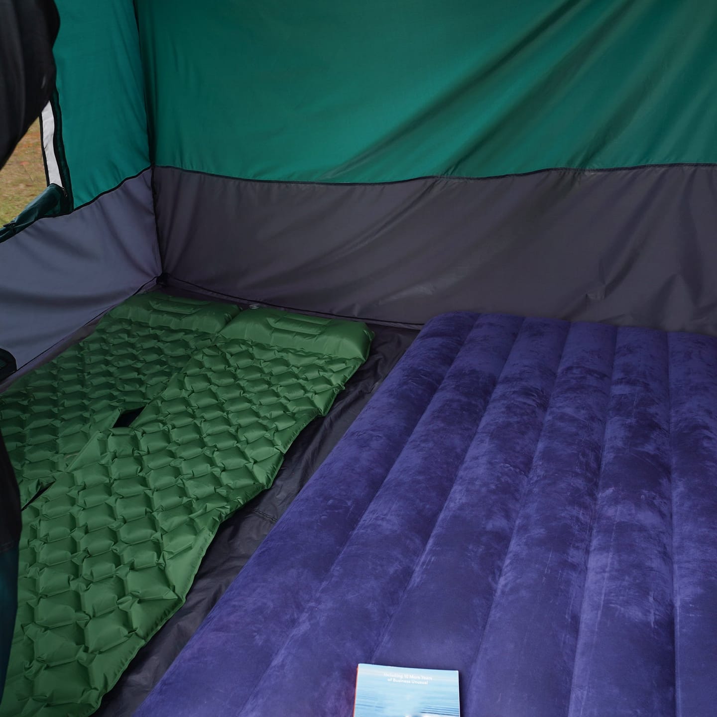 Customer photo review of Extra Large-Sized 2 Step Cabin Tent (Up To 10 Person).