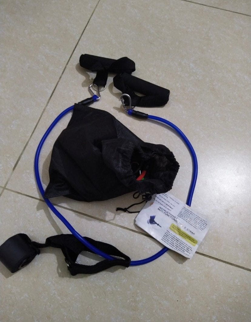 Customer photo review of 11 Pcs Fitness Resistance Bands Set - (IMPORTED)