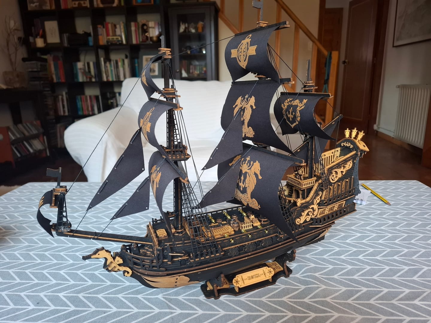 Customer photo review of Seahorse 3D Wooden Ship