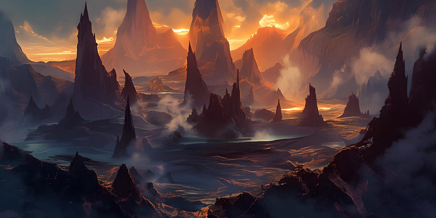 Customer photo review of Fantasy Landscape Commission