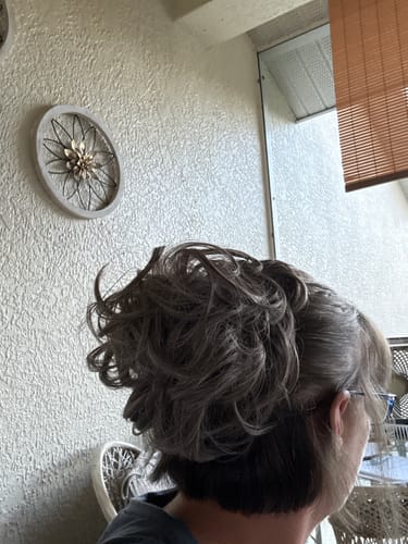 Customer photo review of Premium Messy Bun