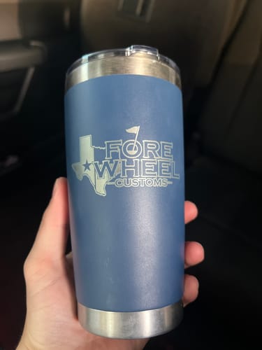 Customer photo review of (6 Pieces) Custom Laser Engraved - 20oz Tumblers