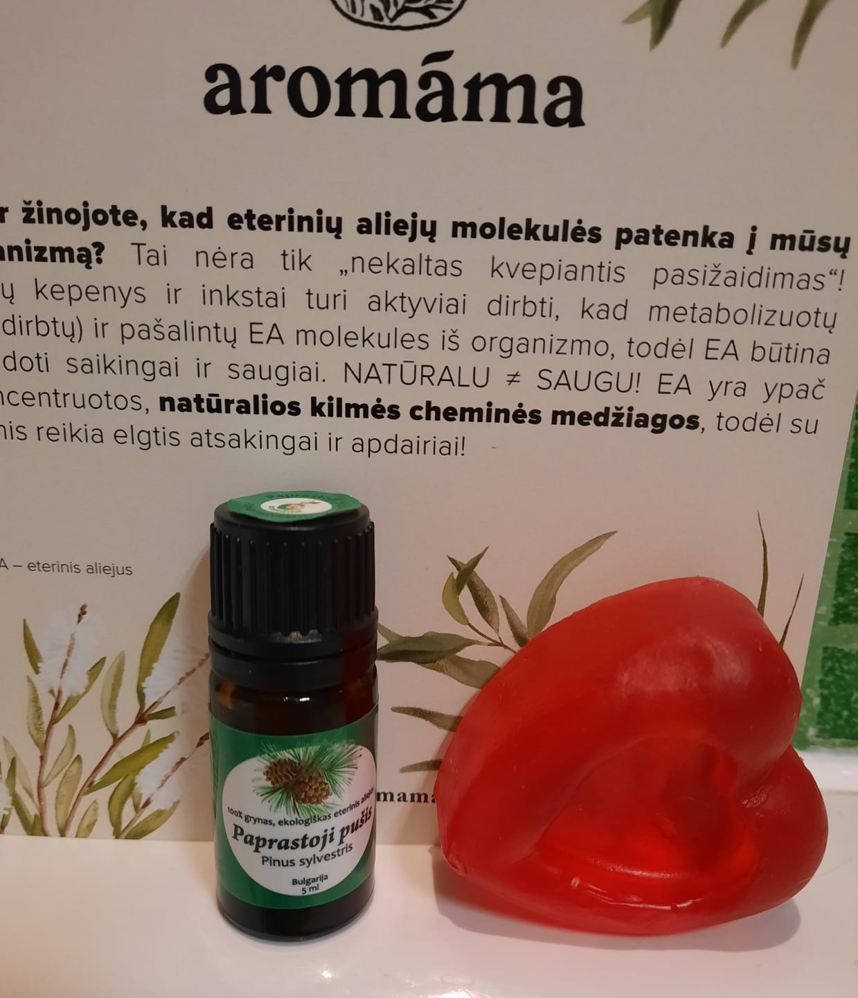 Customer photo review of Pušų eterinis aliejus
