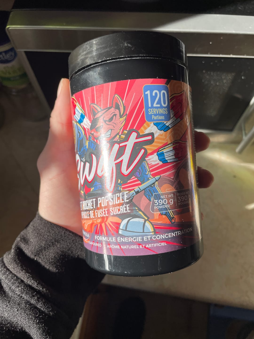 Customer photo review of Stainless Steel Shaker (Bubblegum)