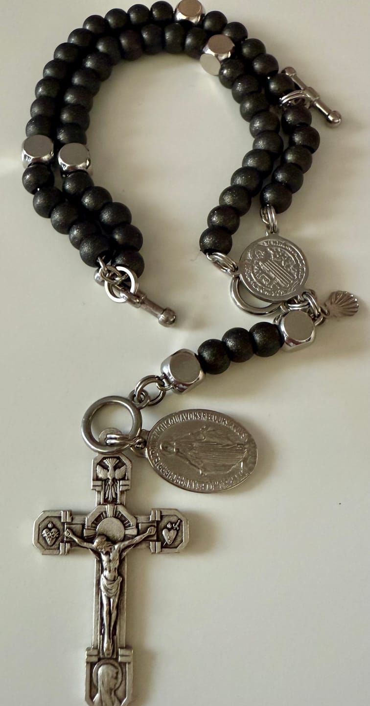Customer photo review of Chapelet Bracelet Le RosArmy® (N°5)