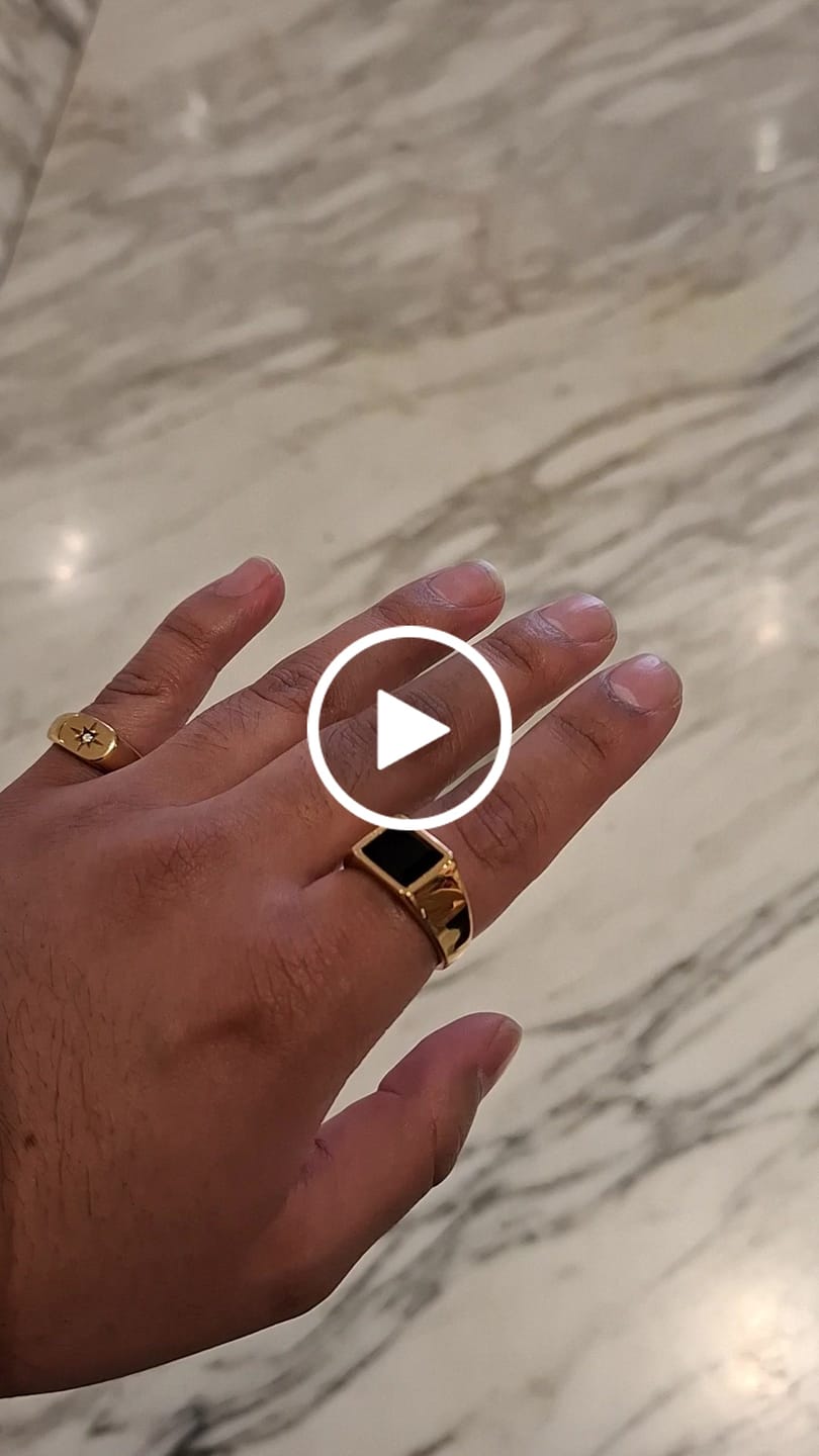 Customer video review of Anillo Damasco Gold