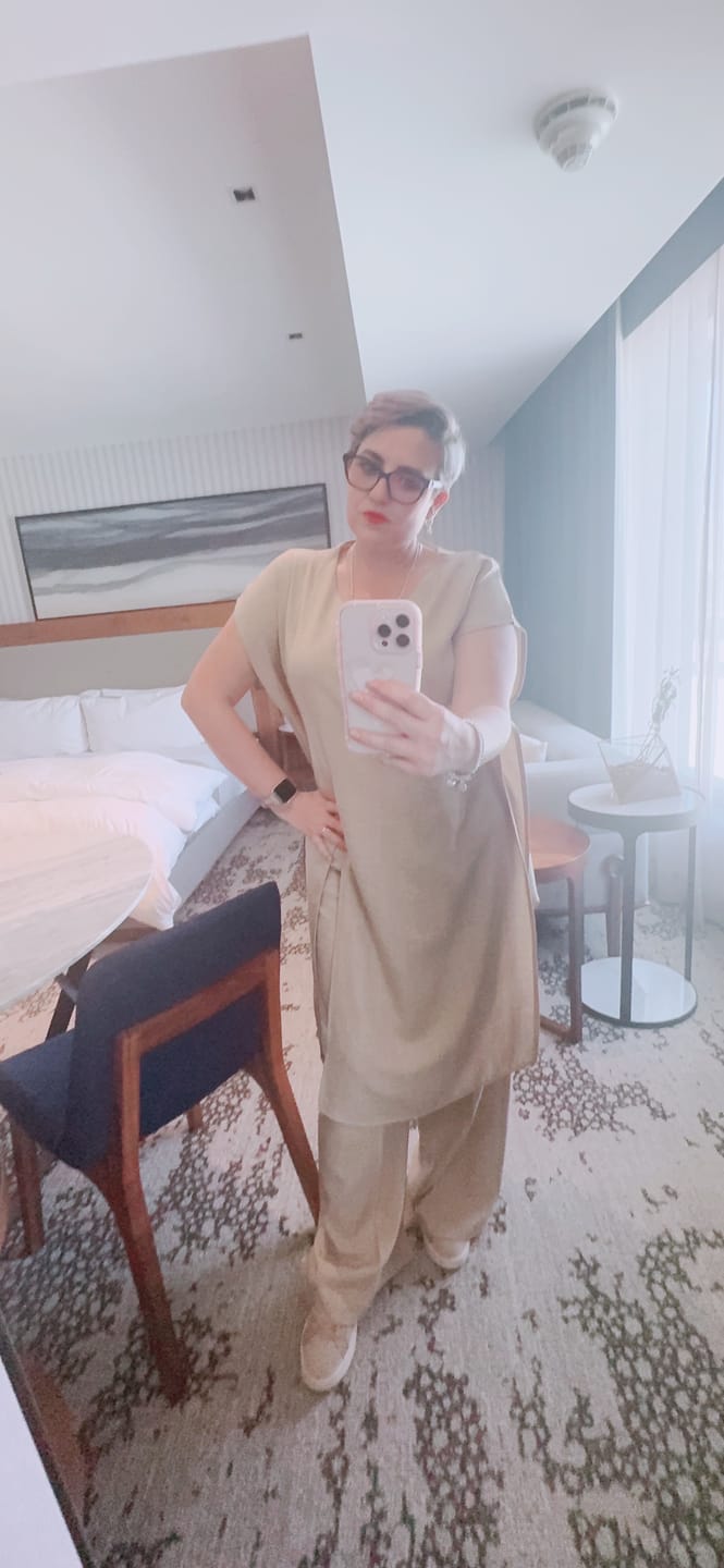 Customer photo review of Conjunto palazzo rayas